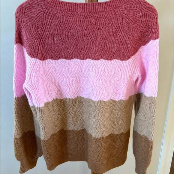 Talbots Multicolor Striped Sweater - Picture 4 of 5